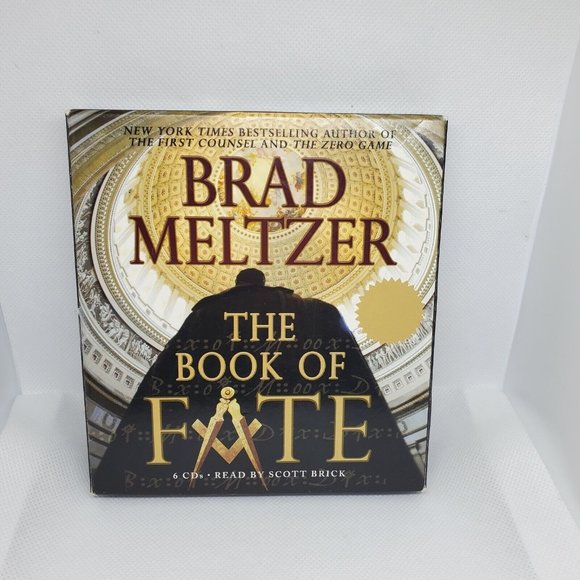 The Book of Fate by Brad Meltzer (2008 6 CDs Abridged) Audio Book No Scratches